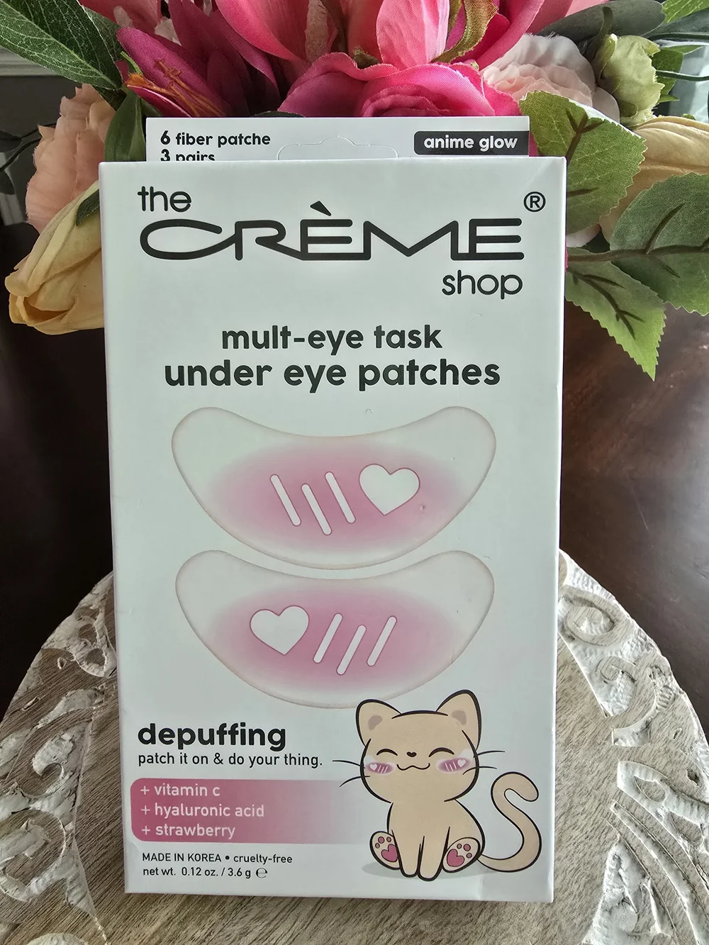 The Crème Shop Multi-Eye Task Under Eye Fiber Patches - Pink 3pr